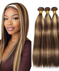 Dokksiiia Highlight Ombre Blonde Bundles P4/27 Dark Brown