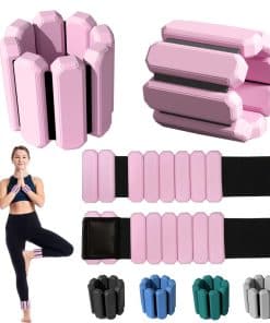 Pesas de Muñeca y Tobillo para Mujeres y -Rosa