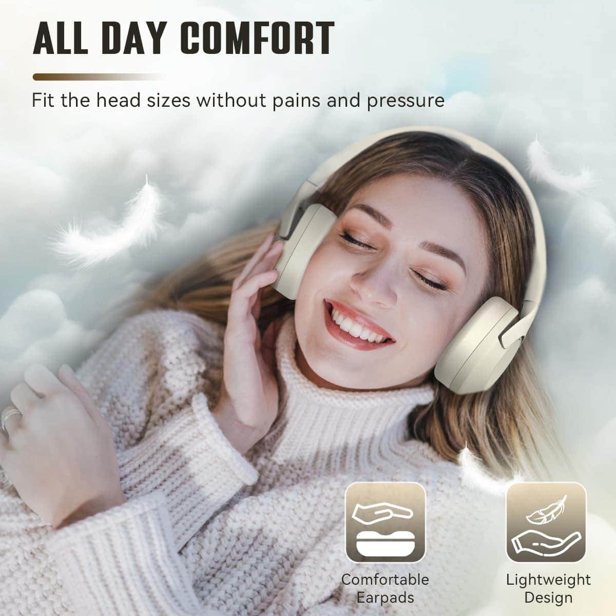 Audífonos inalámbricos Bluetooth FIFINE, Audífonos Over-Ear - Imagen 6