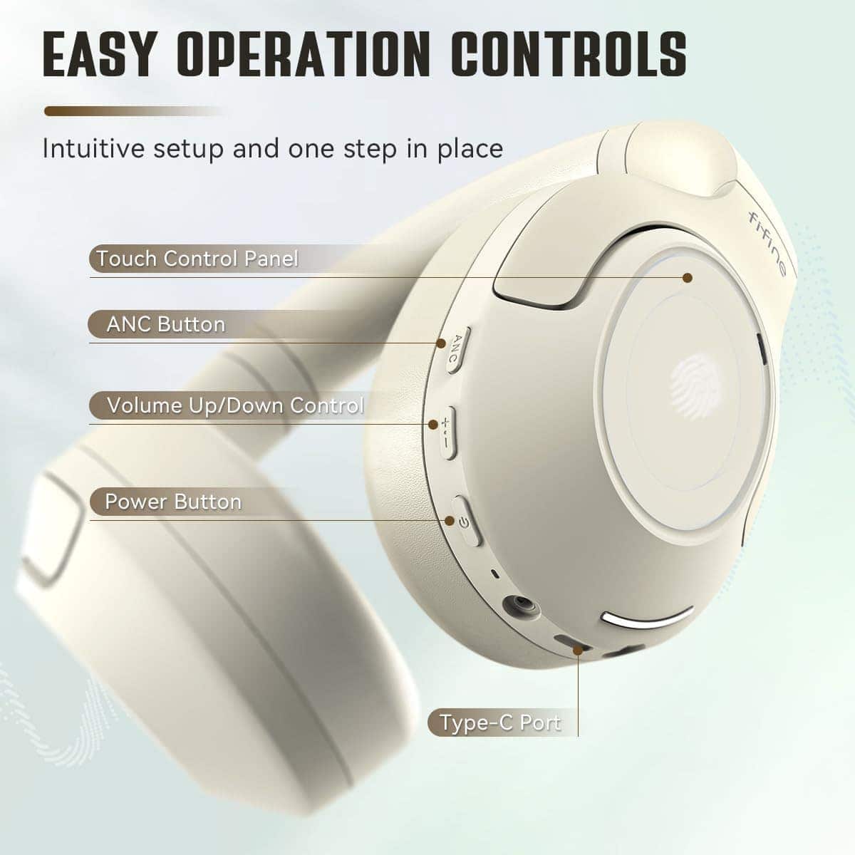 Audífonos inalámbricos Bluetooth FIFINE, Audífonos Over-Ear - Imagen 8