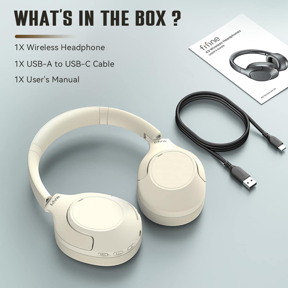 Audífonos inalámbricos Bluetooth FIFINE, Audífonos Over-Ear - Imagen 9