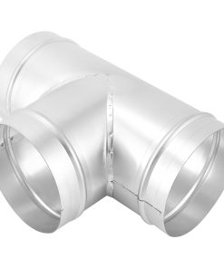 Conector en T de 6'' QWORK 3 Vías para Manguera, Adaptador