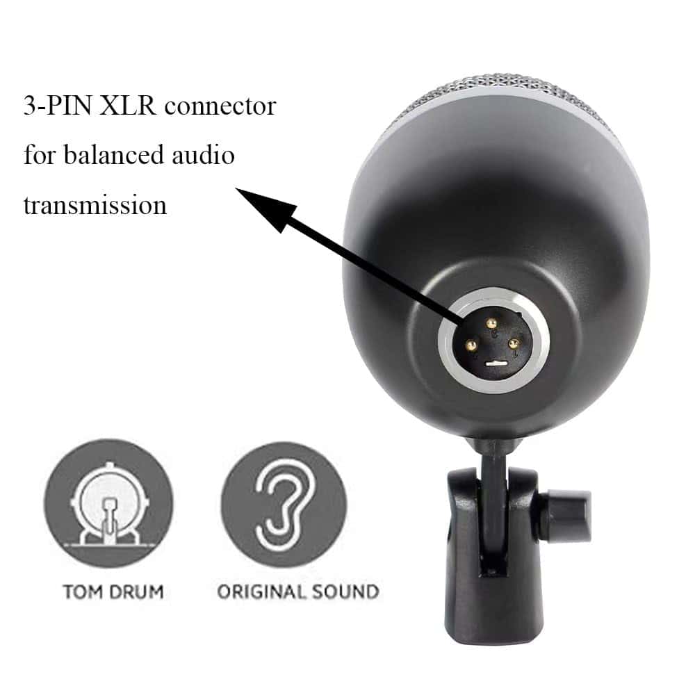 Micrófono de Bombo de Alta Sensibilidad Corleson con Patrón - Imagen 4