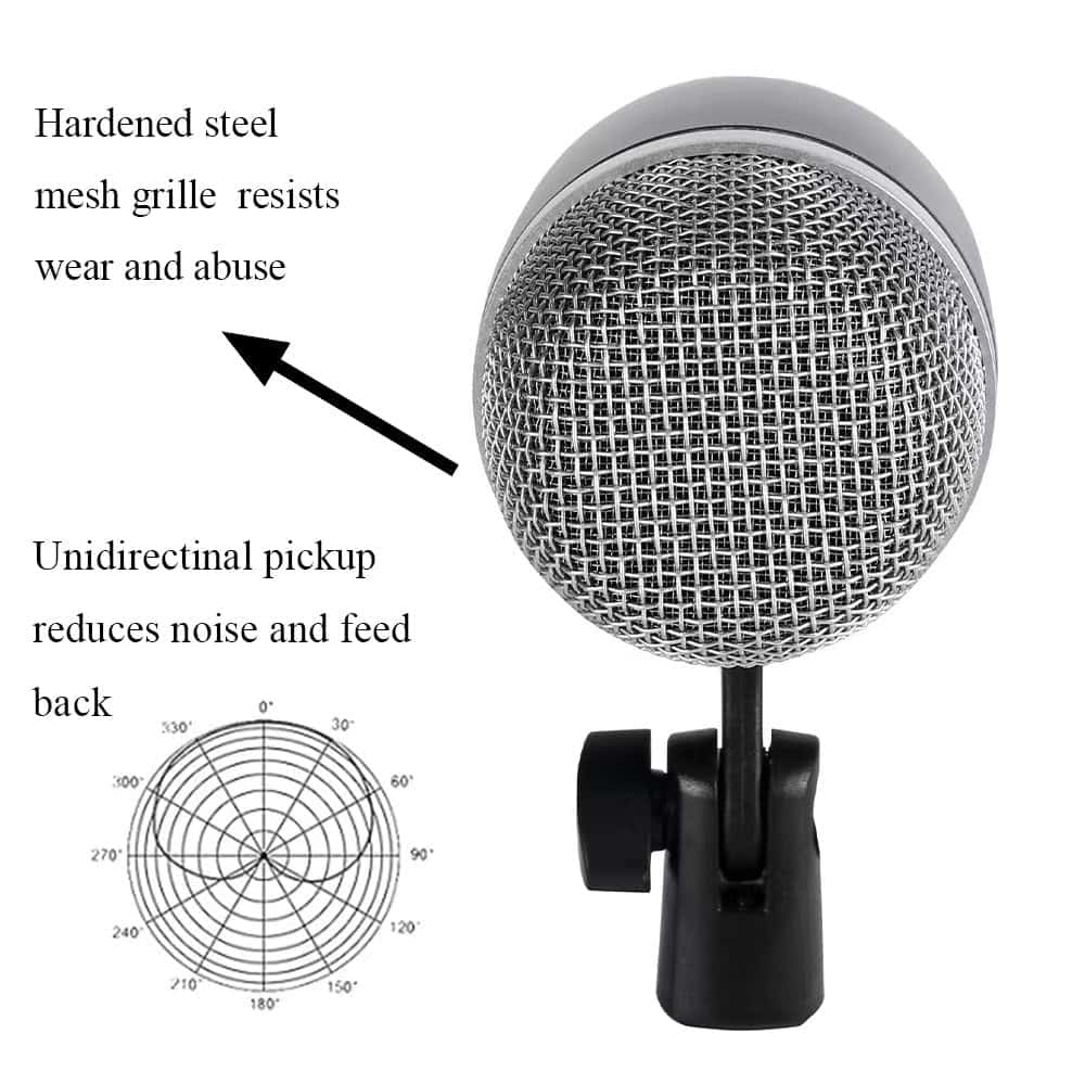 Micrófono de Bombo de Alta Sensibilidad Corleson con Patrón - Imagen 5