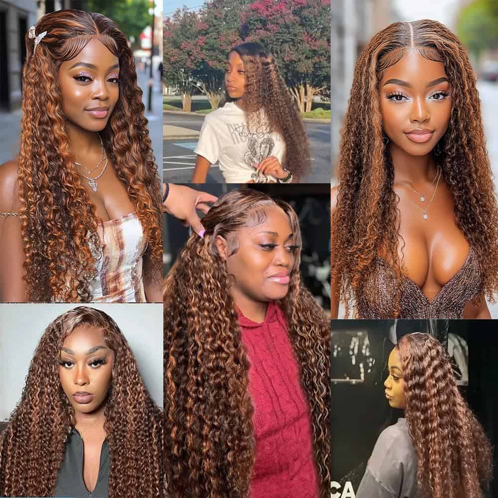 Dokksiiia 12 14 16 Pulgadas Ombre P4/30 Destacar Dos Tonos - Imagen 3