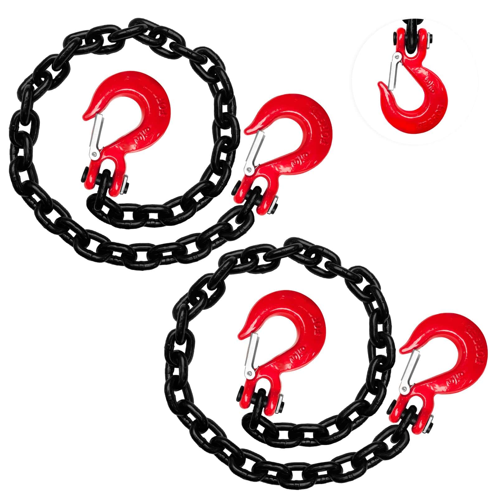 Cadenas de Seguridad para Remolque con Ganchos 36In G80