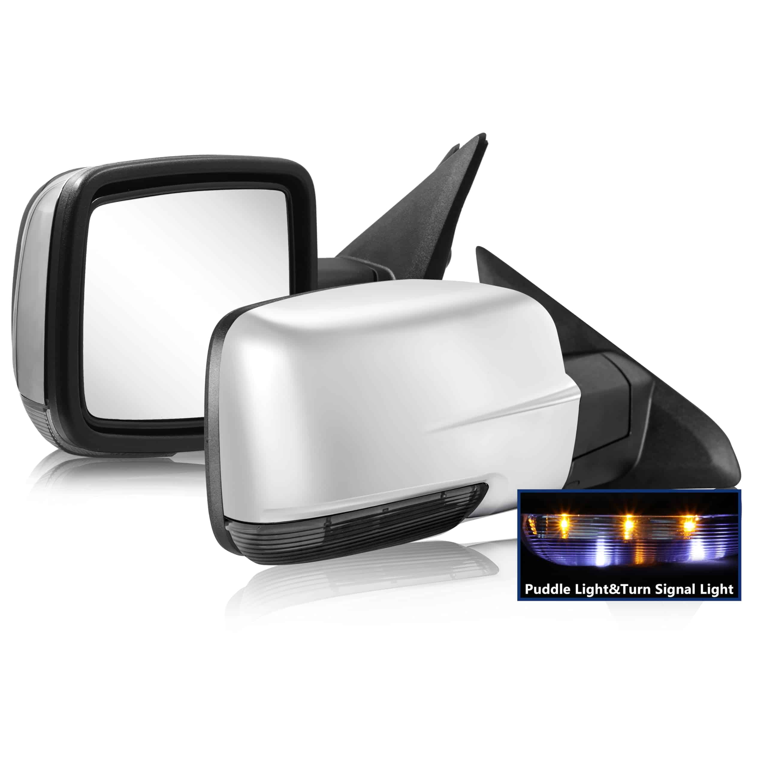 Espejo lateral compatible con espejo de -Cromo-ahumado