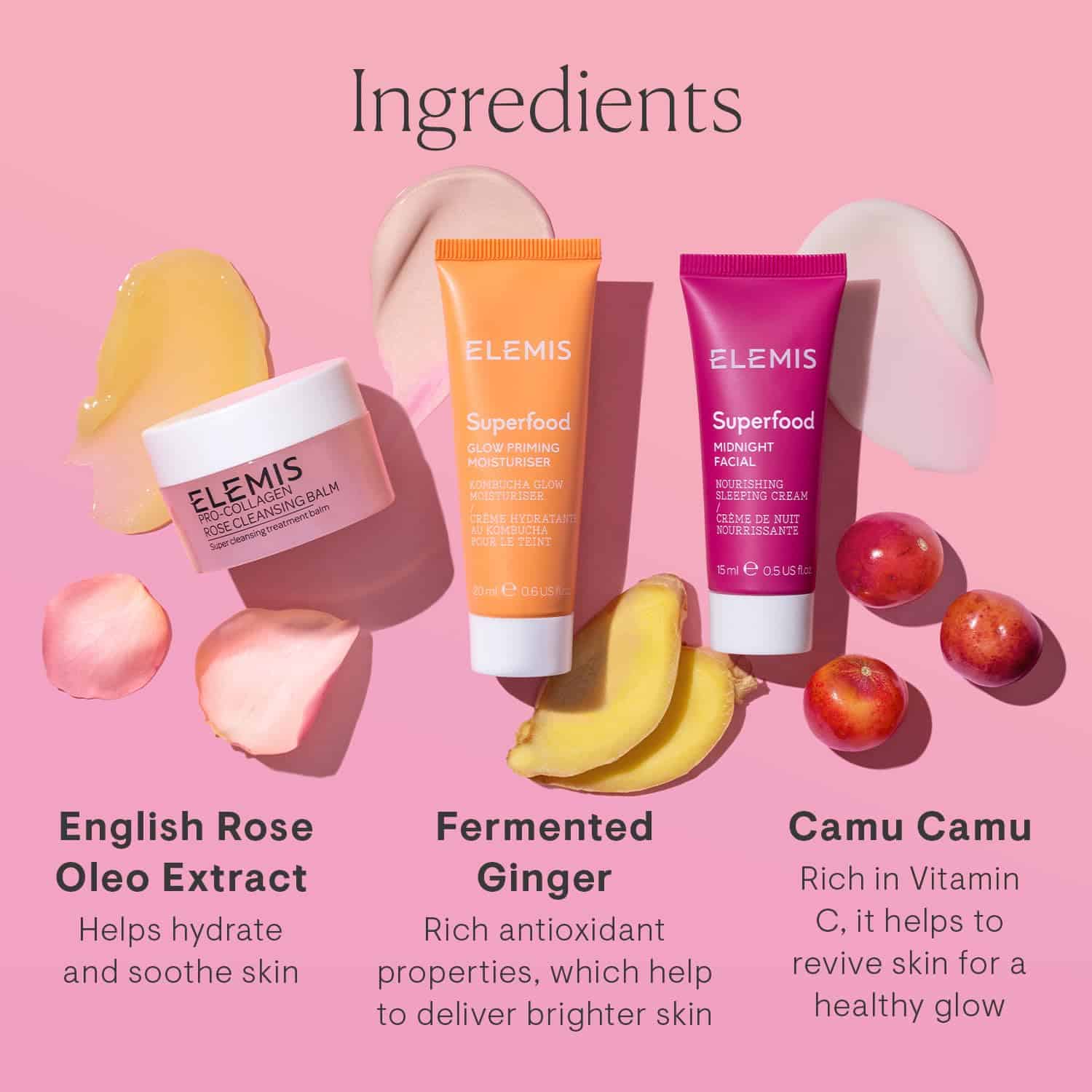 Kit de cuidado de la piel ELEMIS Way to Glow, set de viaje - Imagen 6