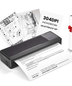 Impresoras portátiles inalámbricas vretti para viajes,