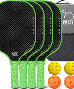 Juego de Paletas de Pickleball BAGAIL, Aprobadas por USAPA