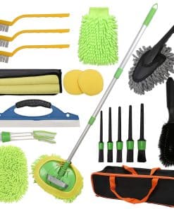 Kit de Cepillos para Lavado de Coches RGISHOP - 20 en 1