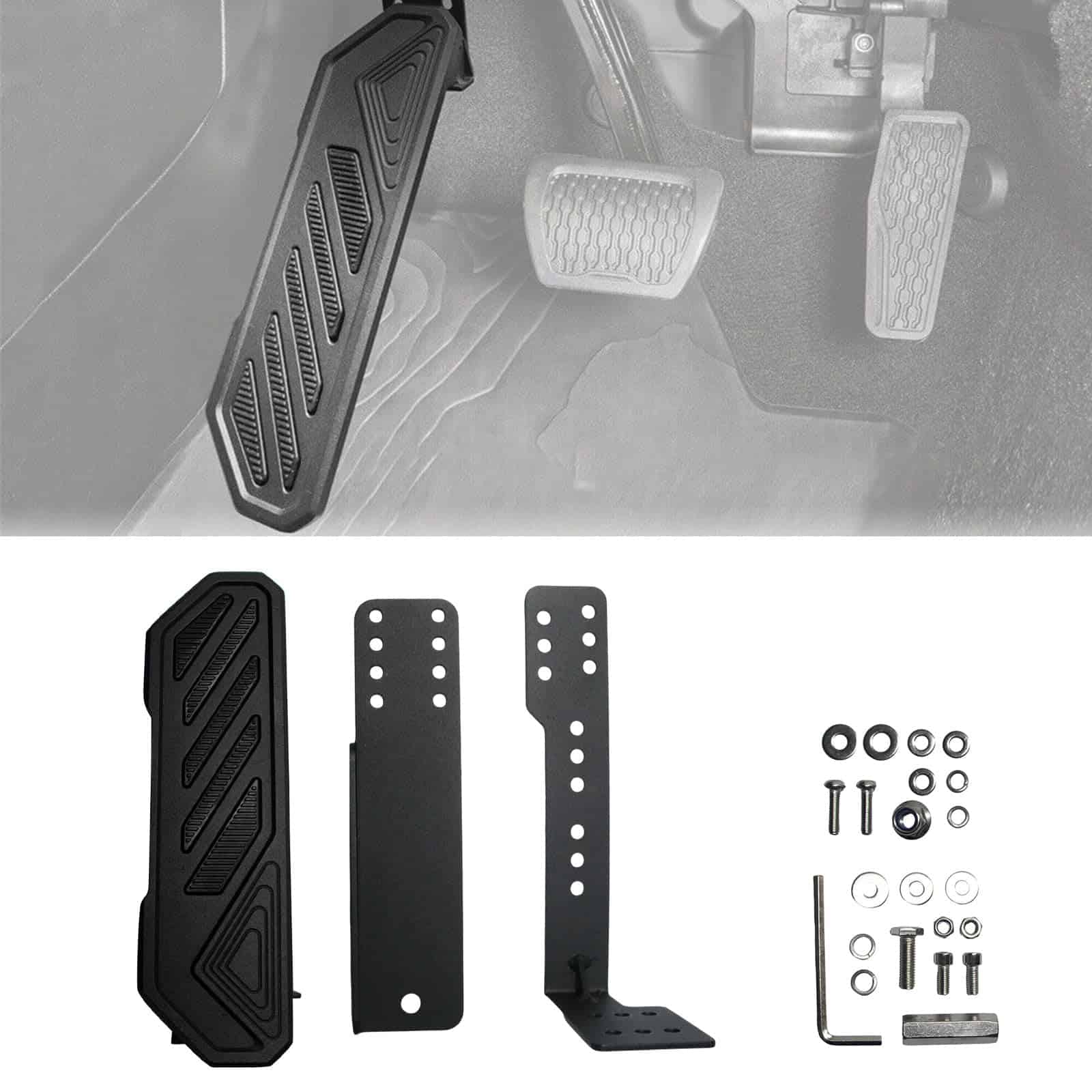 ETL INDUSTRIES Reposapiés izquierdo para el pie muerto para