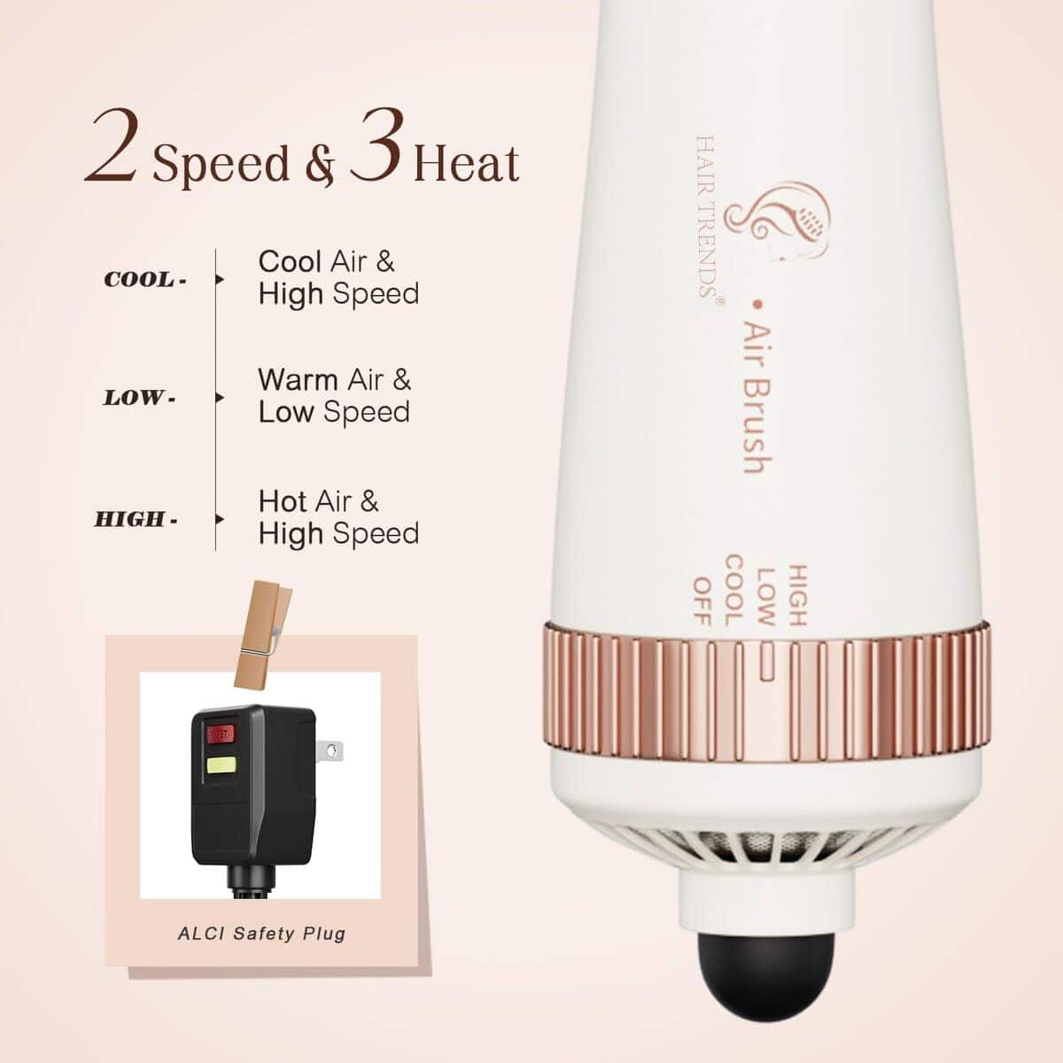 Secador de Pelo Profesional de Gran Tamaño de 1200W Todo en - Imagen 8