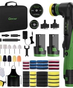 Pulidor inalámbrico mini Ginour para detalle de coche, kit