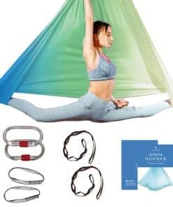 Aum Active Aerial Silk Yoga Hammock & Swing -Sea Breeze-Ombr