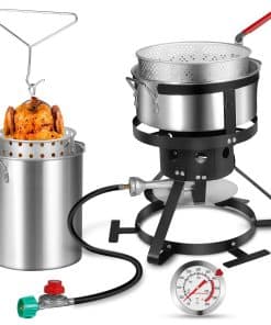 Set de Olla Freidora de Propano RYHOFOUD para Exterior