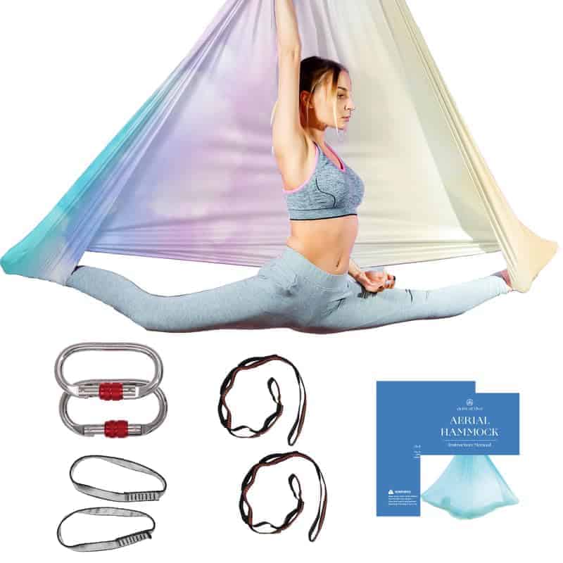 Hamaca y Columpio de Seda Aérea Aum Active -Sunset-Ombre