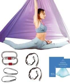 Kit de inicio de Aerial Silk Yoga Hammock & Swing para el