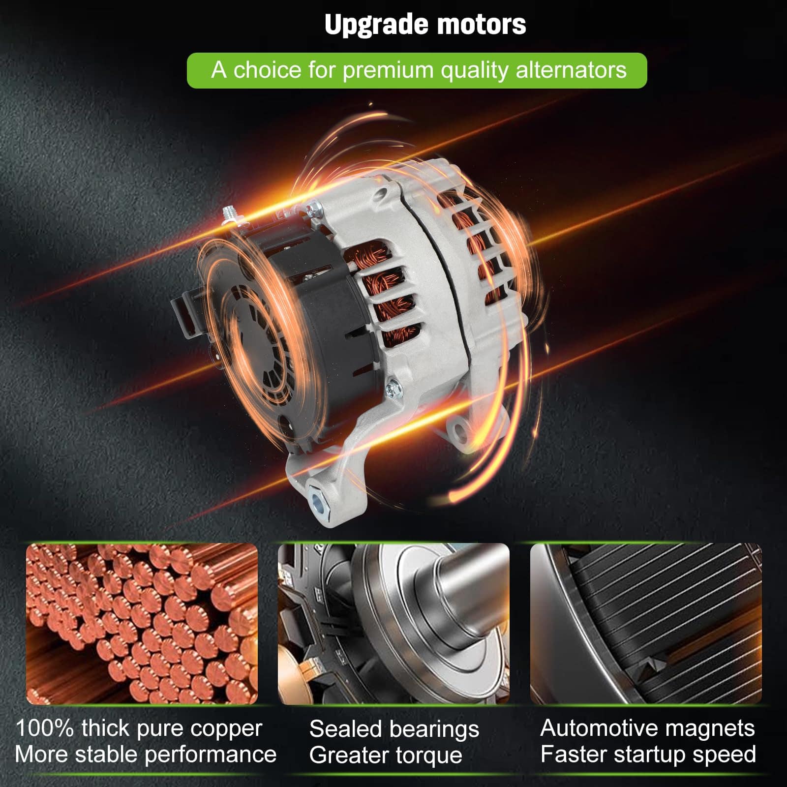 Alternador SCITOO para BMW X5 3.0L 2014-2018 - 12V 230Amp - Imagen 5