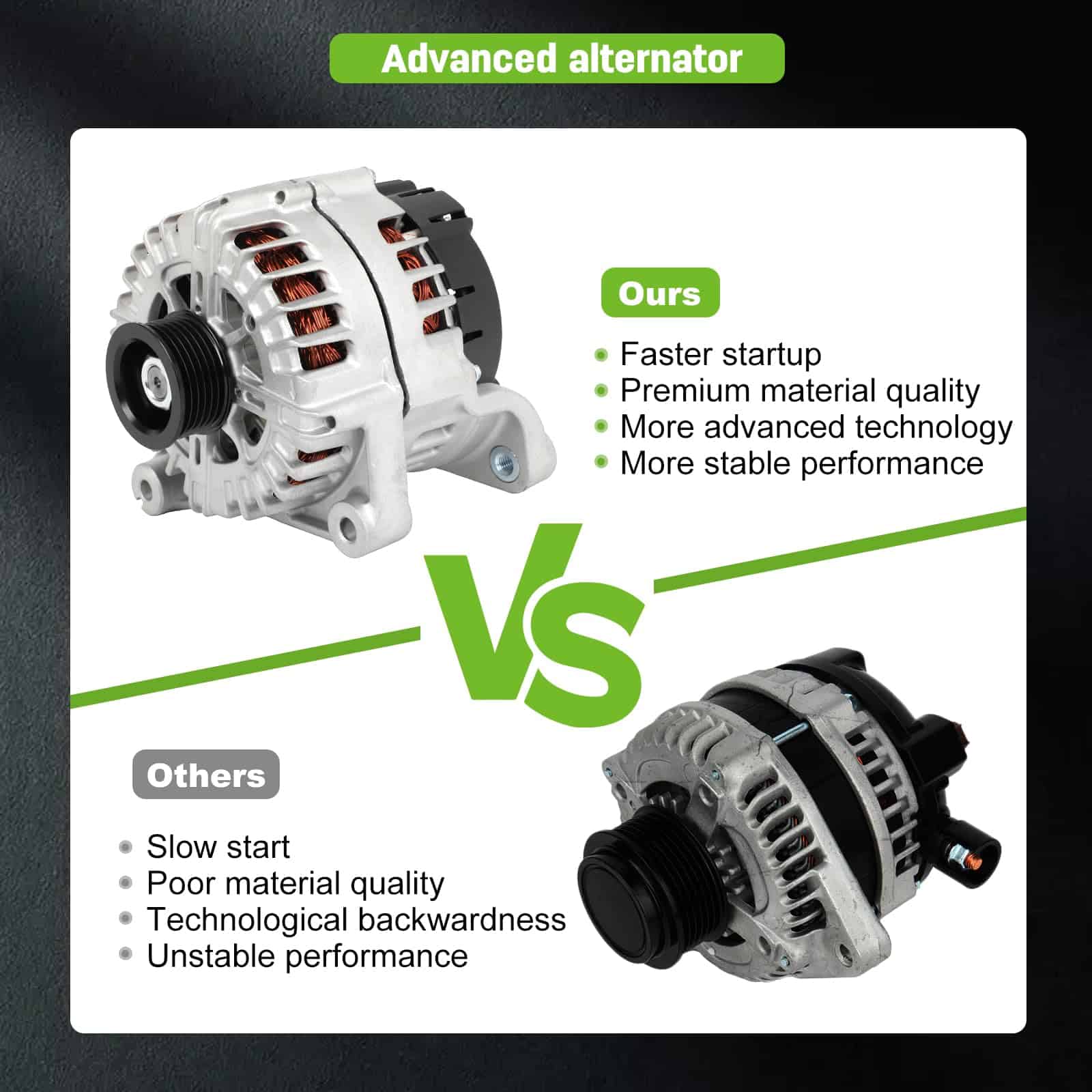 Alternador SCITOO para BMW X5 3.0L 2014-2018 - 12V 230Amp - Imagen 9