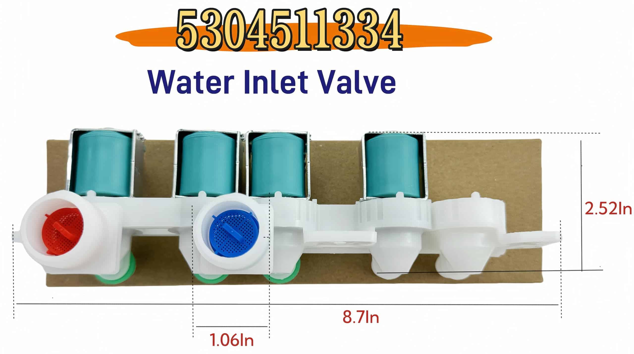 Válvula de Entrada de Agua 5304511334 para Lavadora - Imagen 4