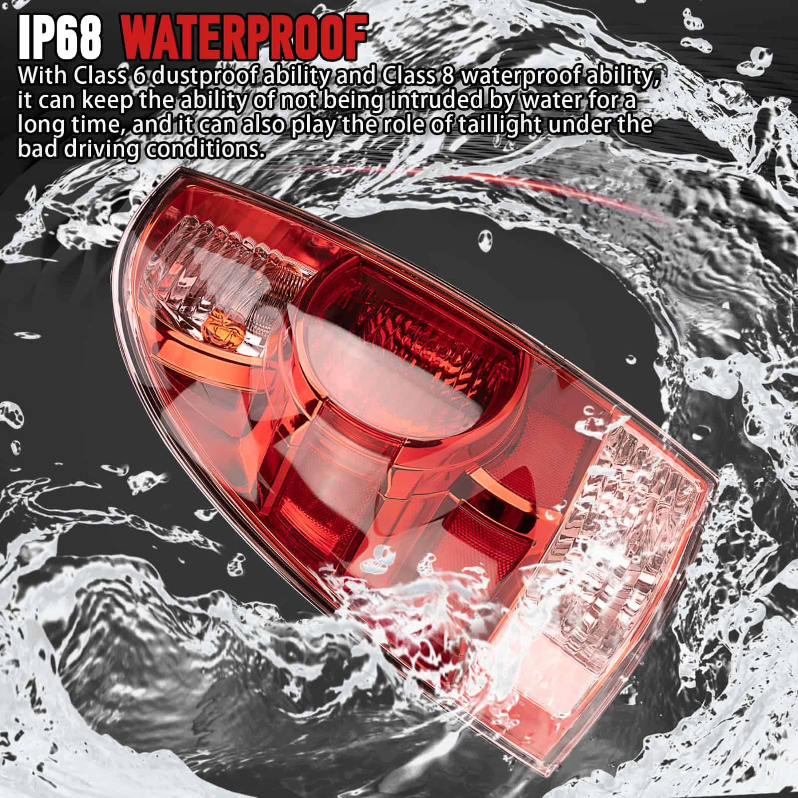 FOMIUZY Faros Traseros de Montaje Ajustado para Toyota - Imagen 3