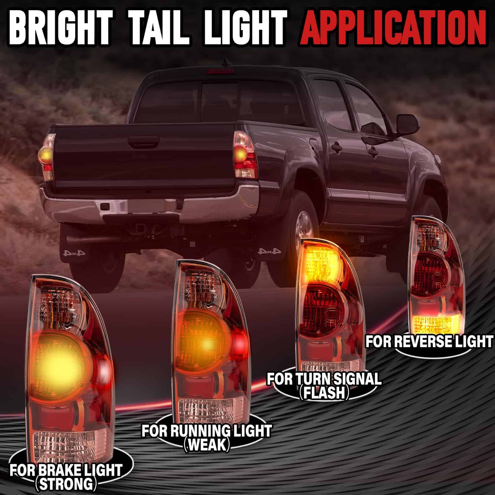 FOMIUZY Faros Traseros de Montaje Ajustado para Toyota - Imagen 6