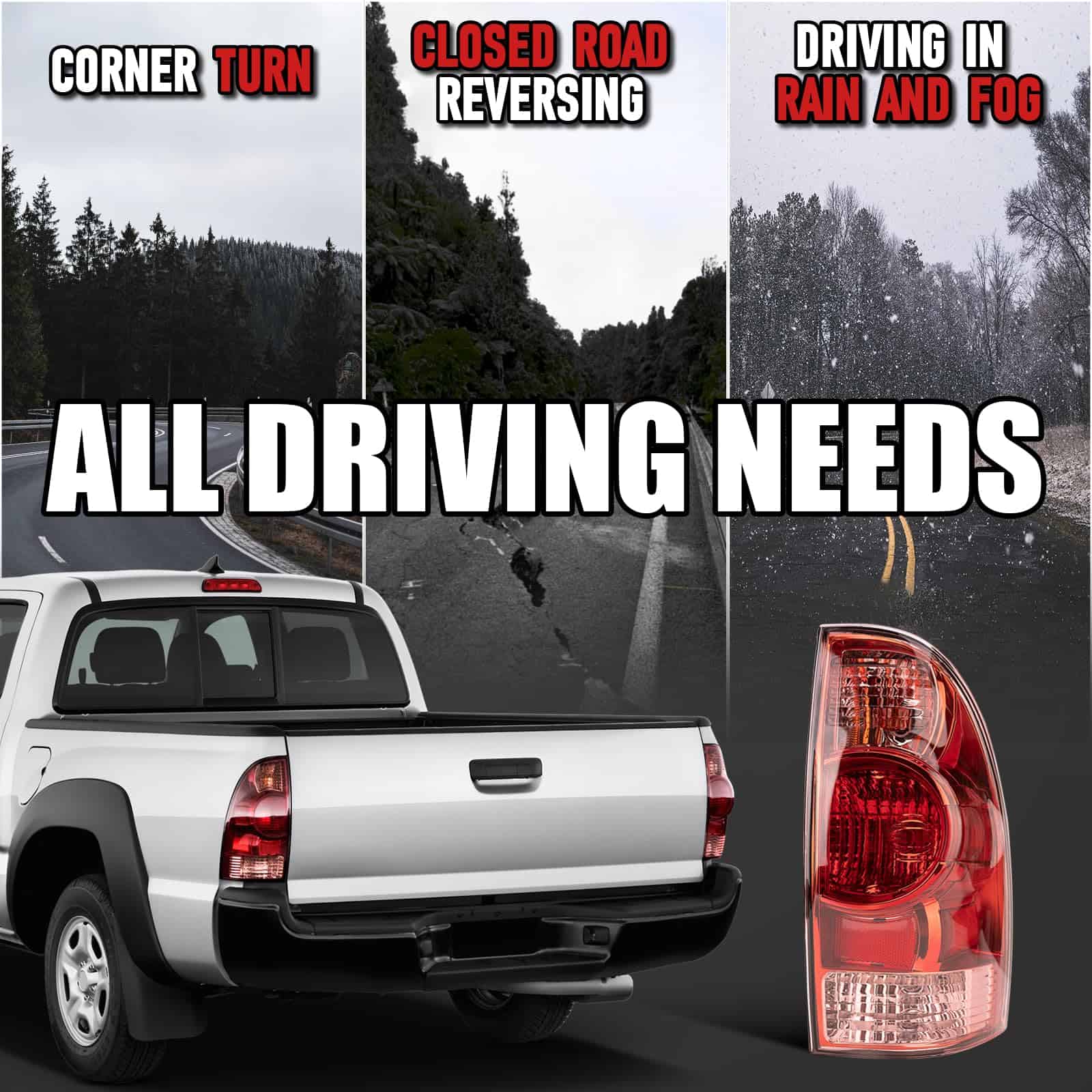 FOMIUZY Faros Traseros de Montaje Ajustado para Toyota - Imagen 7