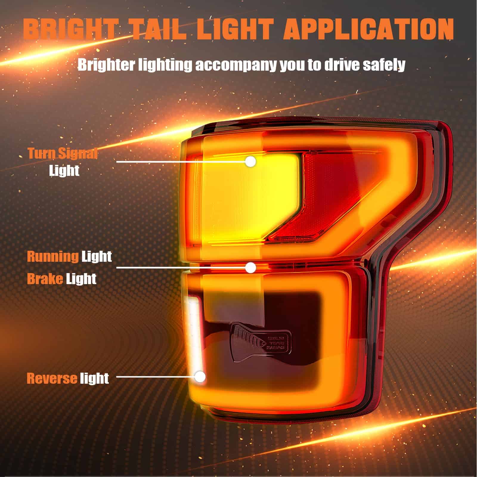 Faros traseros de Autoverve para Ford F150 F-150 2018 2019 - Imagen 4