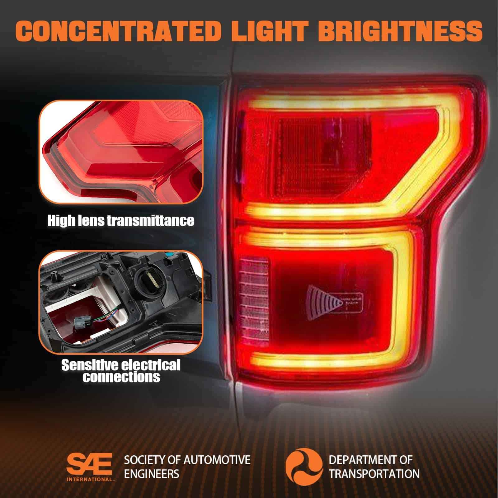 Faros traseros de Autoverve para Ford F150 F-150 2018 2019 - Imagen 5