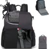 Mochila pañalera convertible 5 en 1 GillyGro - -Negro