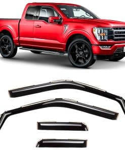 Voron Glass Deflectores de Lluvia en Canal de Vidrio Extra