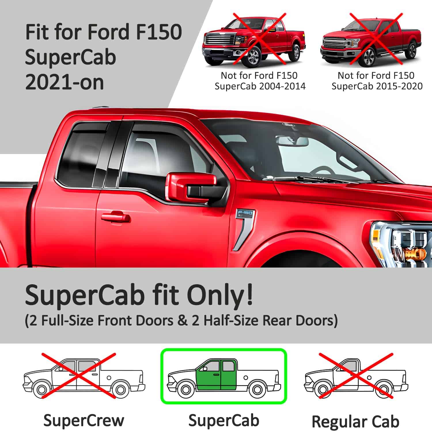 Voron Glass Deflectores de Lluvia en Canal de Vidrio Extra - Imagen 6