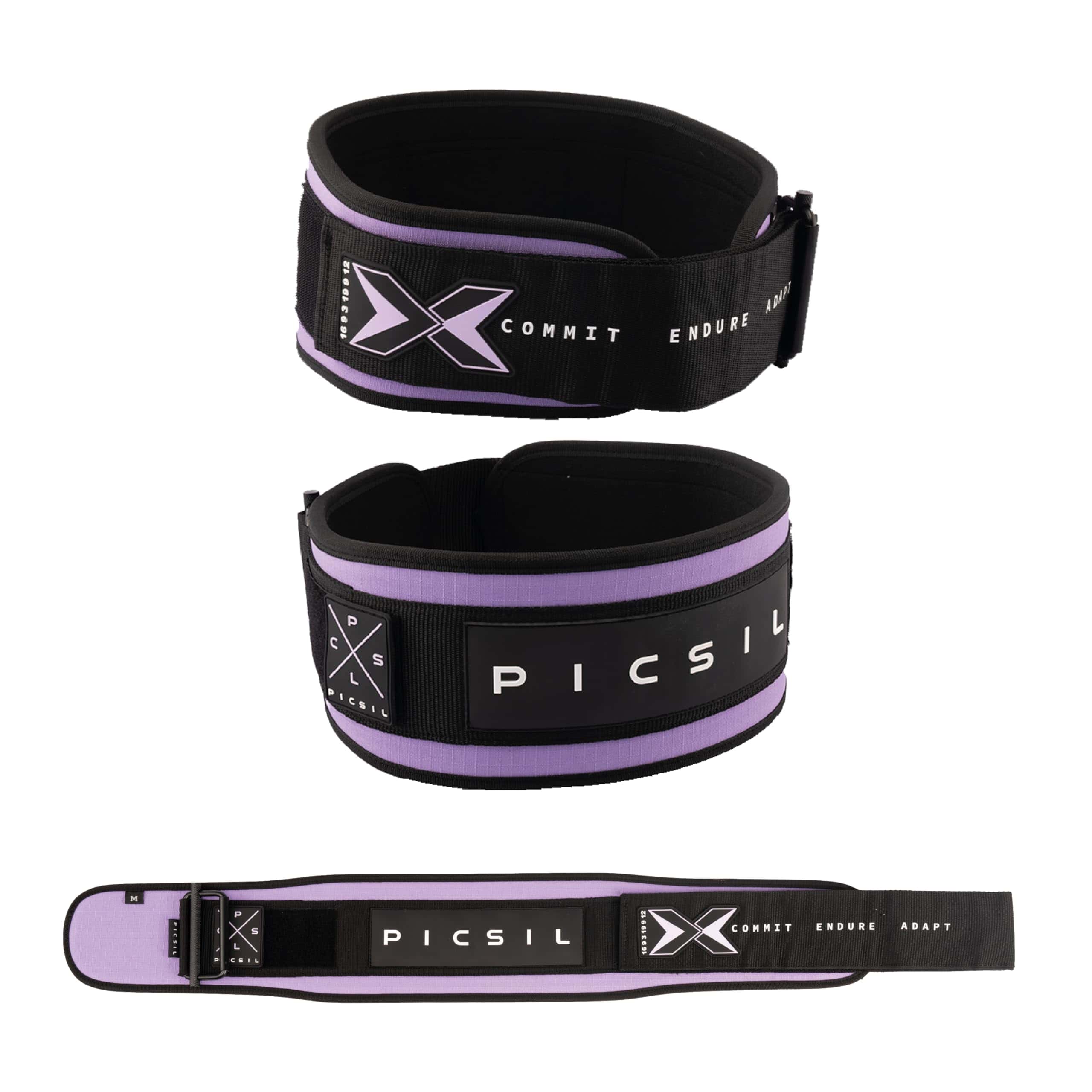 Cinturón de levantamiento de pesas PICSIL, -Amatista