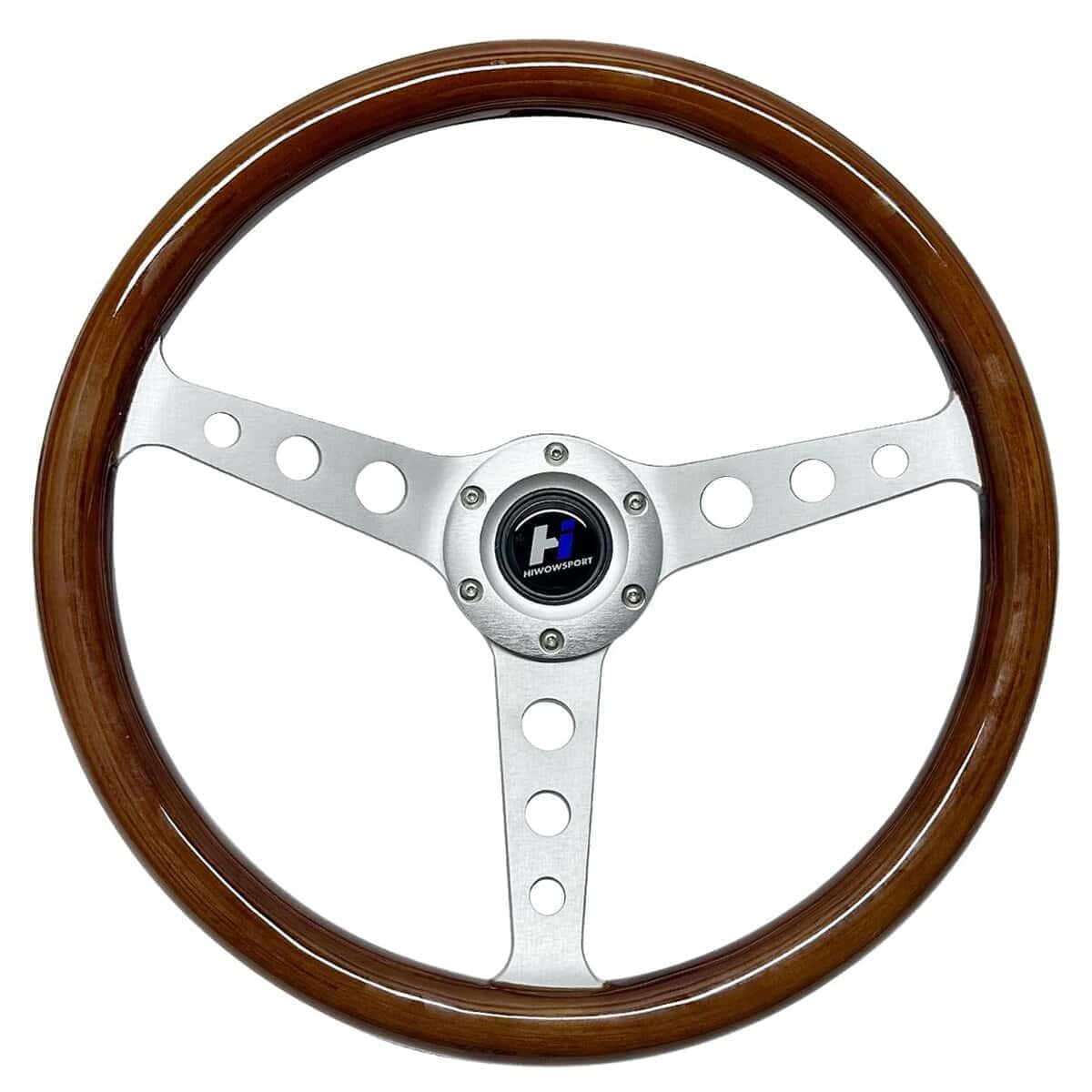 Volante Clásico de Madera Hiracing de 14 pulgadas