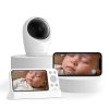 Monitor de bebé eufy Security E21 con cámara 4K UHD,