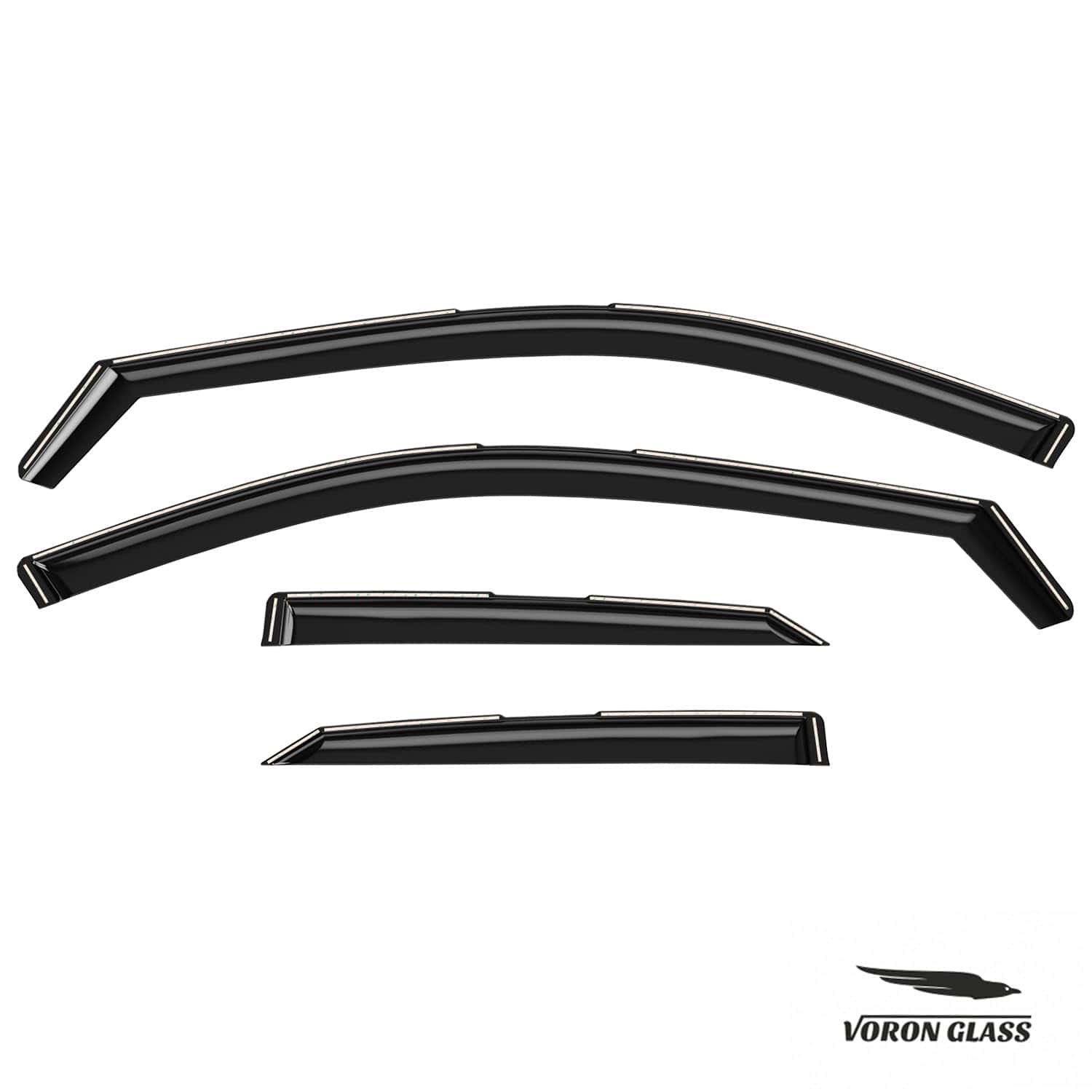 Voron Glass In-Channel Rain Guards para Toyota Camry - Imagen 8