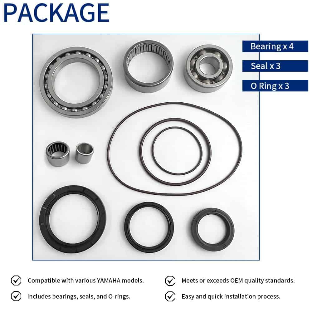 Kit completo de rodamientos y sellos traseros para - Imagen 6
