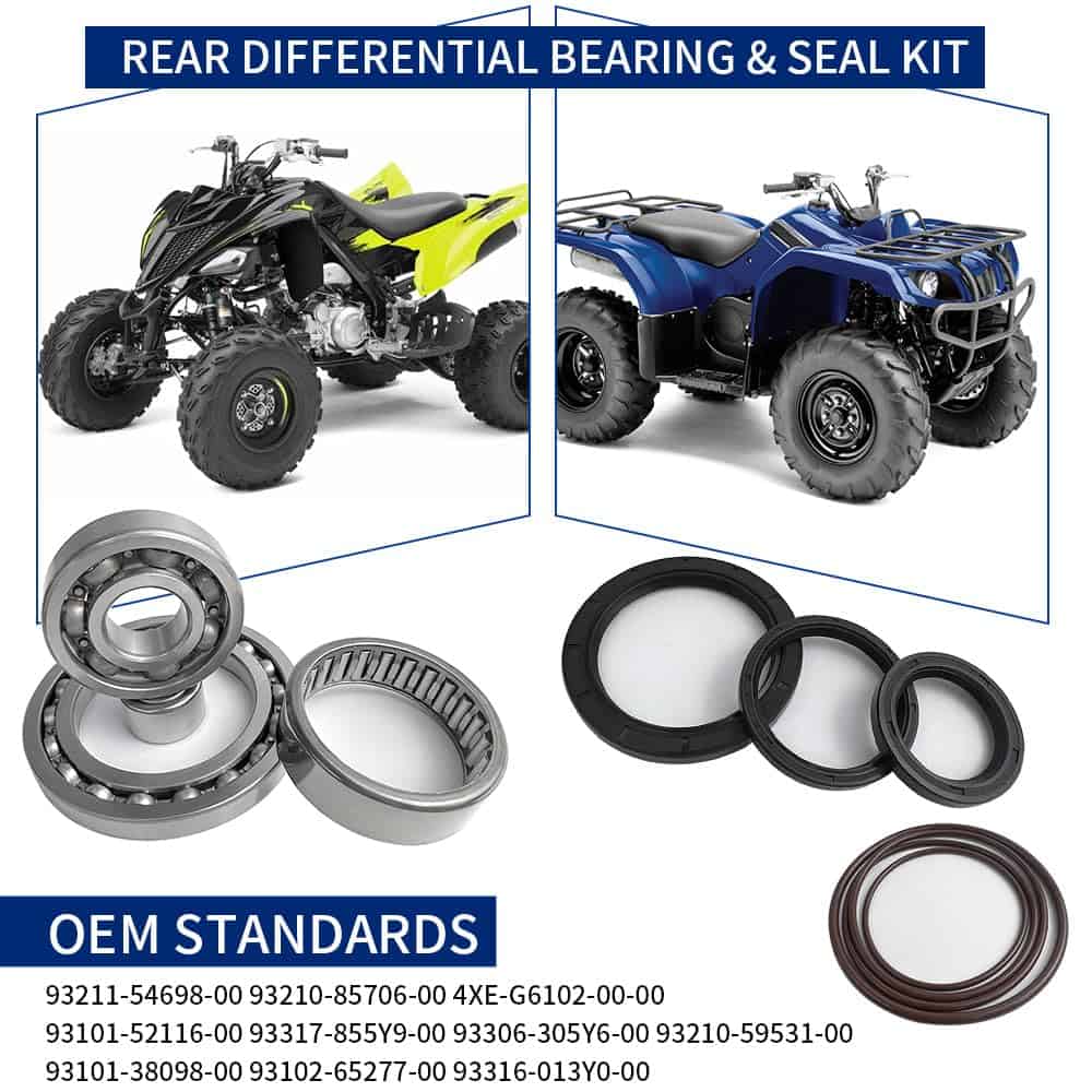 Kit completo de rodamientos y sellos traseros para - Imagen 8