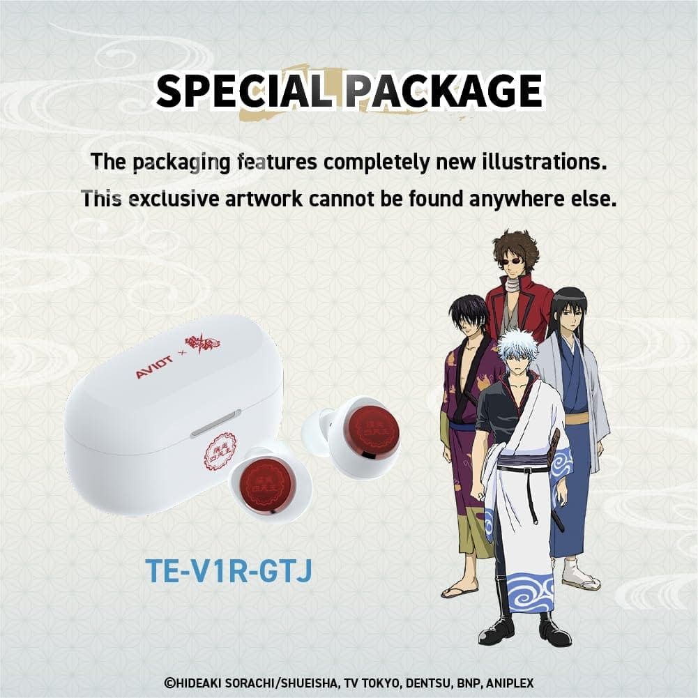 AVIOT TE-V1R-GTJ Gintama Auriculares inalámbricos con - Imagen 7