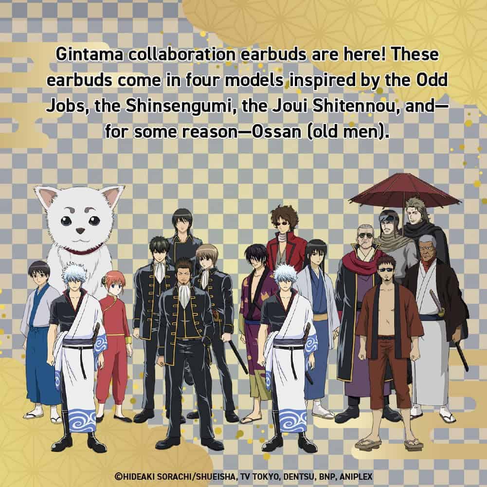 AVIOT TE-V1R-GTJ Gintama Auriculares inalámbricos con - Imagen 4