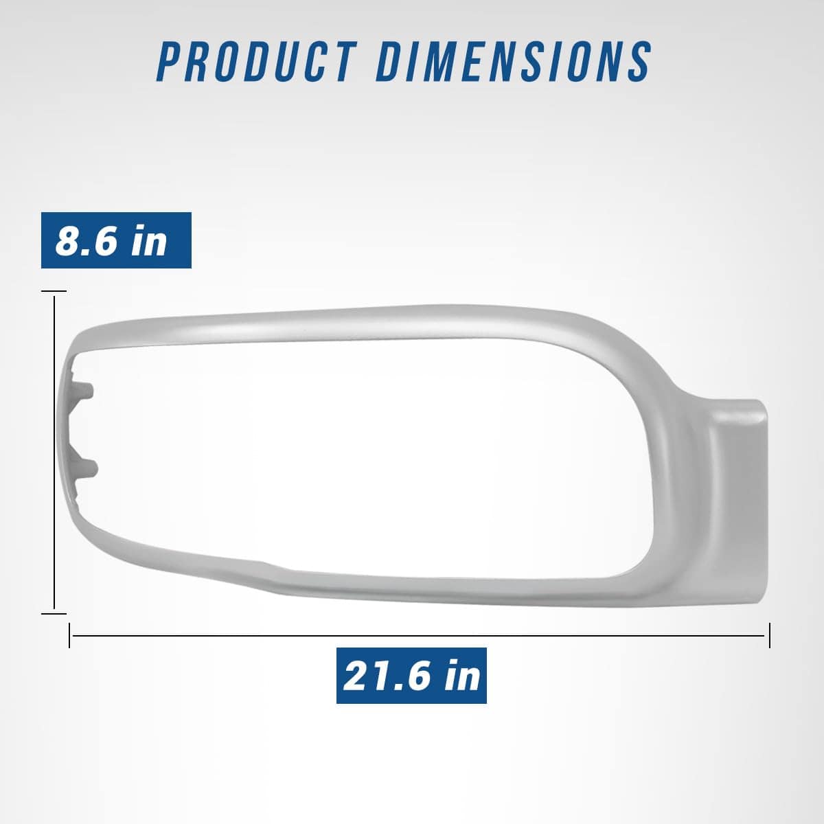 Remate del faro delantero cromado para camiones - Imagen 5