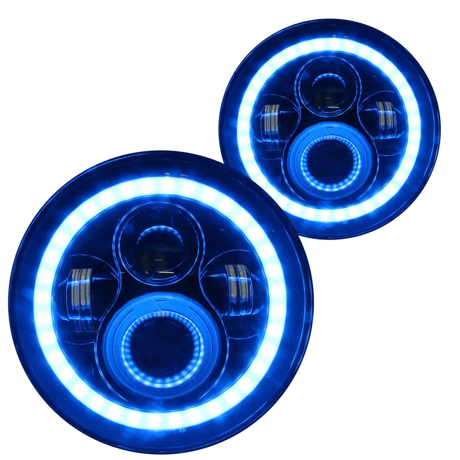 Faros delanteros LED de 7 pulgadas de alta y baja