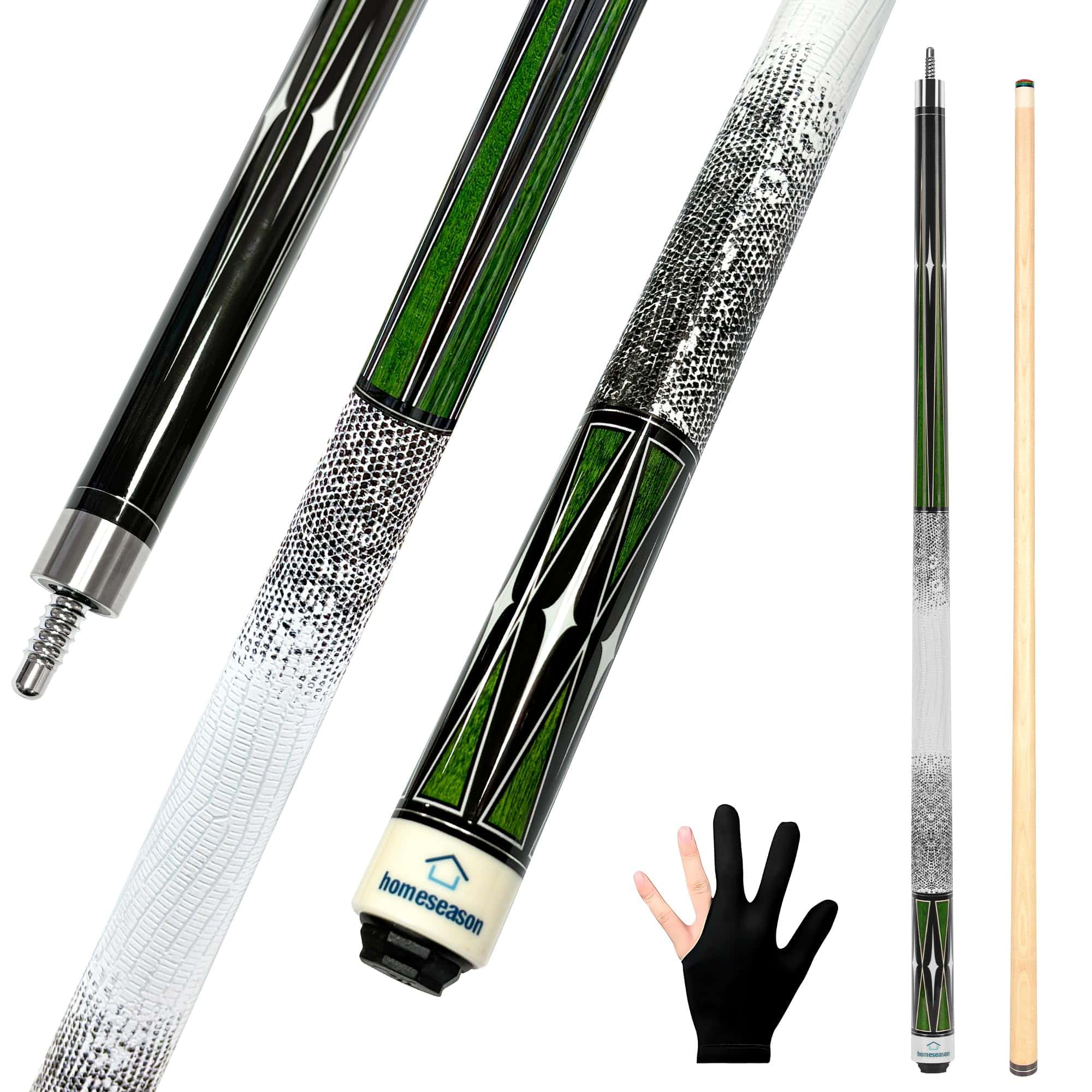 Palos de Billar HomeSeason Pool Cue Stick 58" 3D Printed