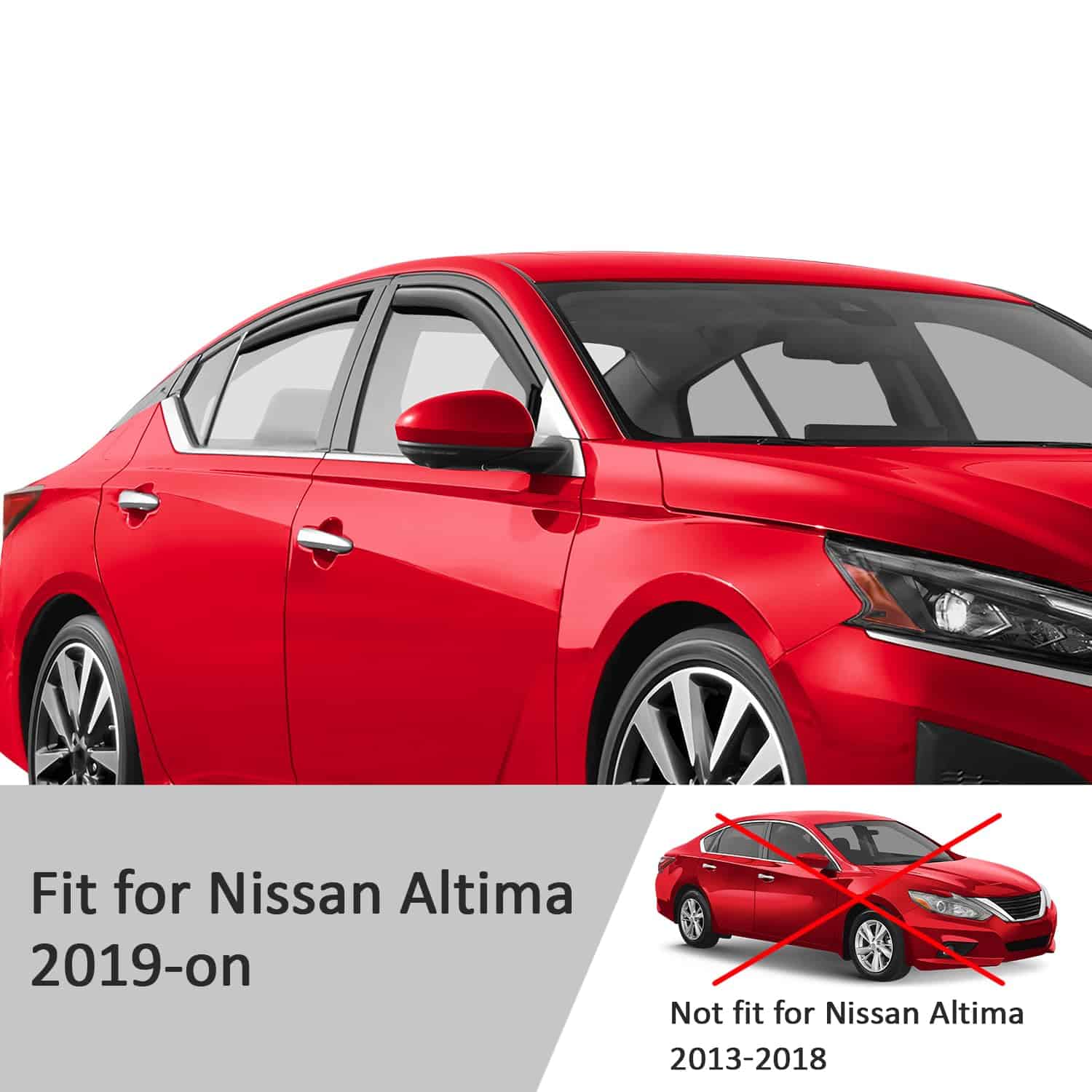 Protectores de Lluvia Extra Duraderos Voron Glass en Canal - Imagen 6