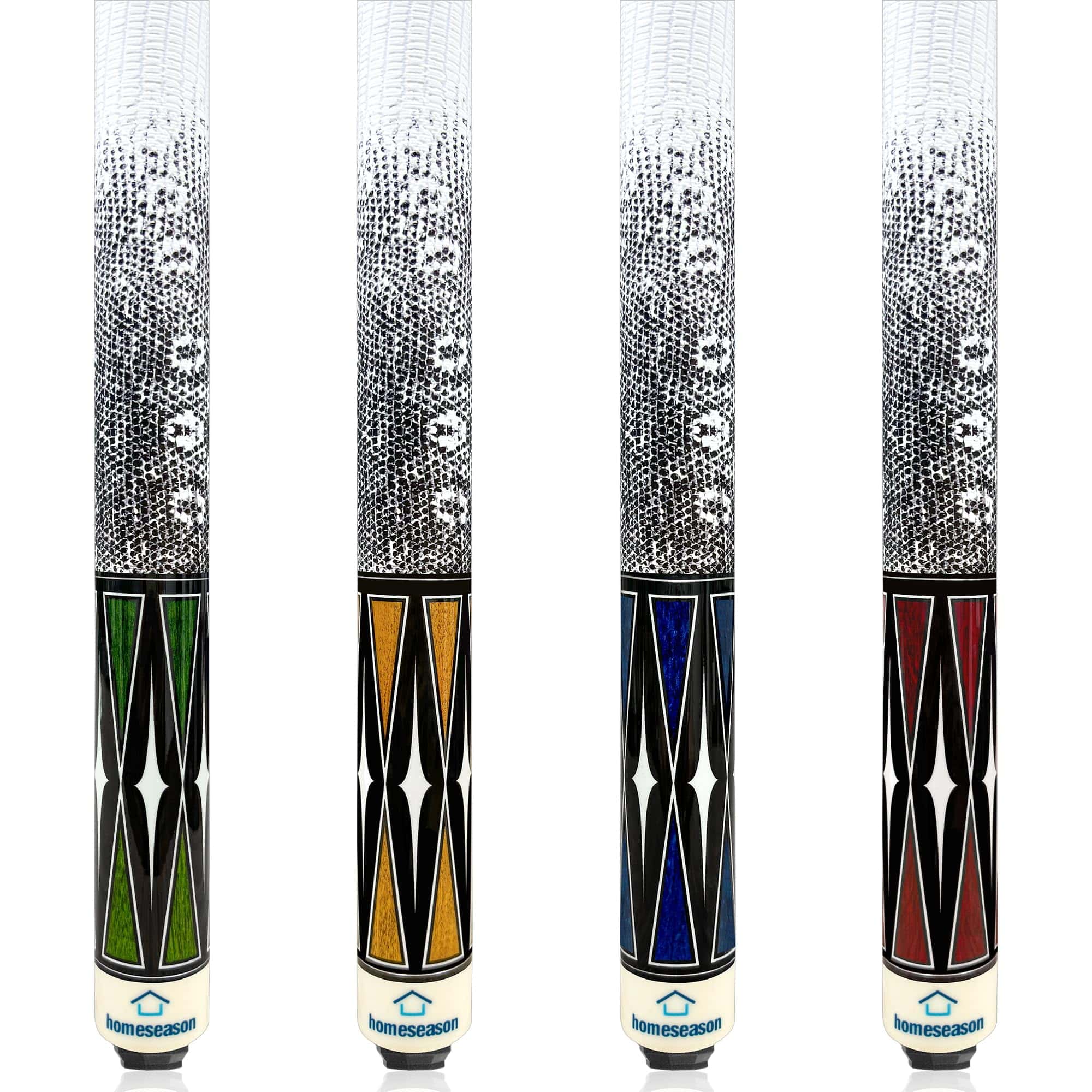 Conjunto de 4 Palos de Billar Pool HomeSeason 58" Palos