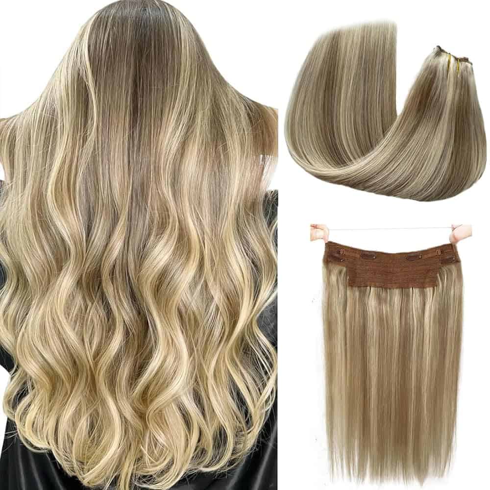 Extensión de Cabello con Cable Invisible, Extensiones de