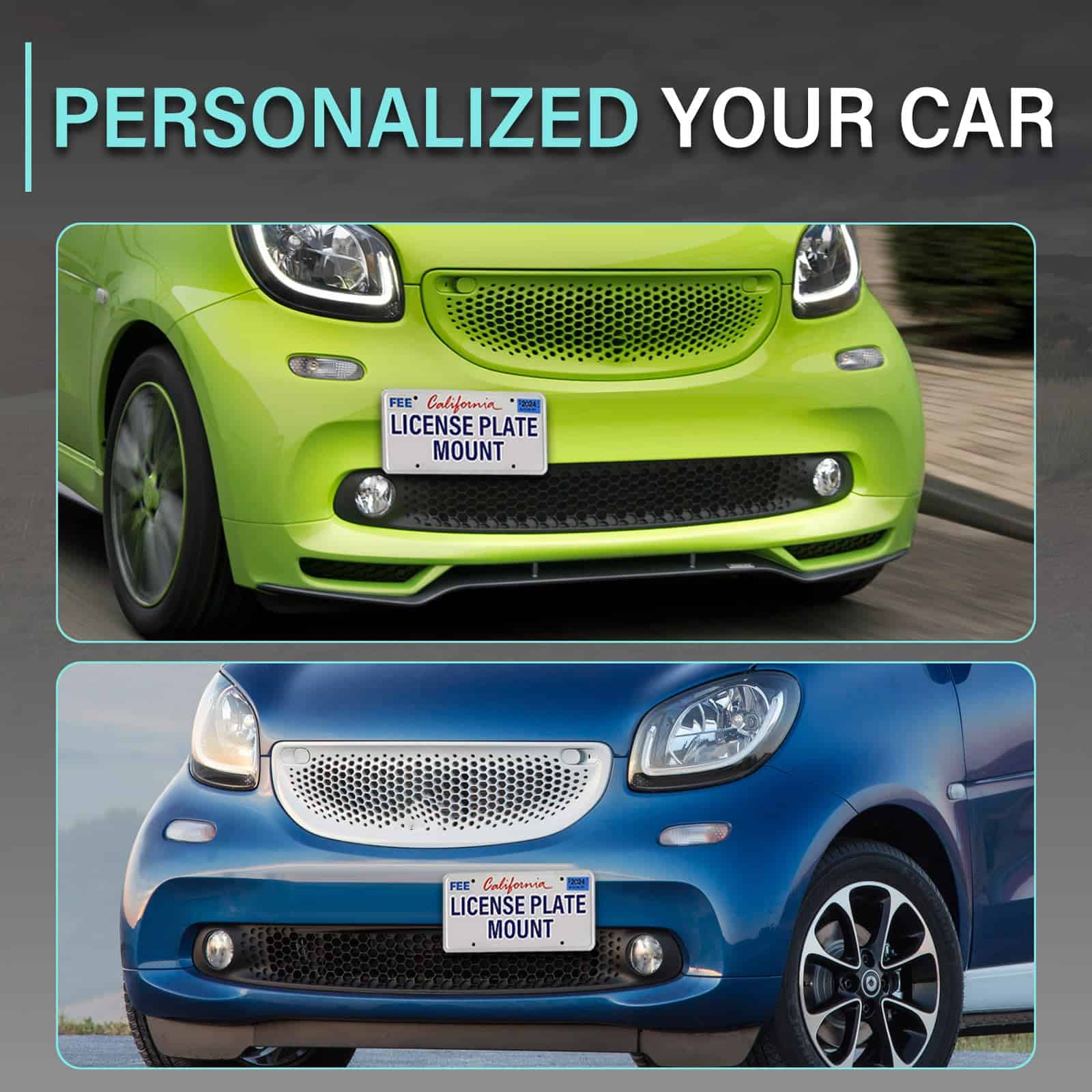 Soporte de matrícula delantera del gancho de remolque - Imagen 4