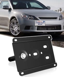 Soporte de Placa de Matrícula para Gancho -Negro