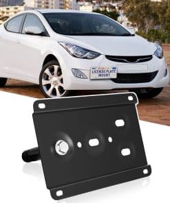 Soporte de placa de matrícula de enganche de remolque